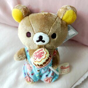 Rilakkuma x Chupa Chups Collab - Rilakkuma Mascot Keychain Plush